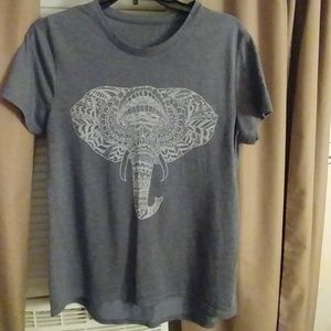 Zoe + Liv crew neck tee